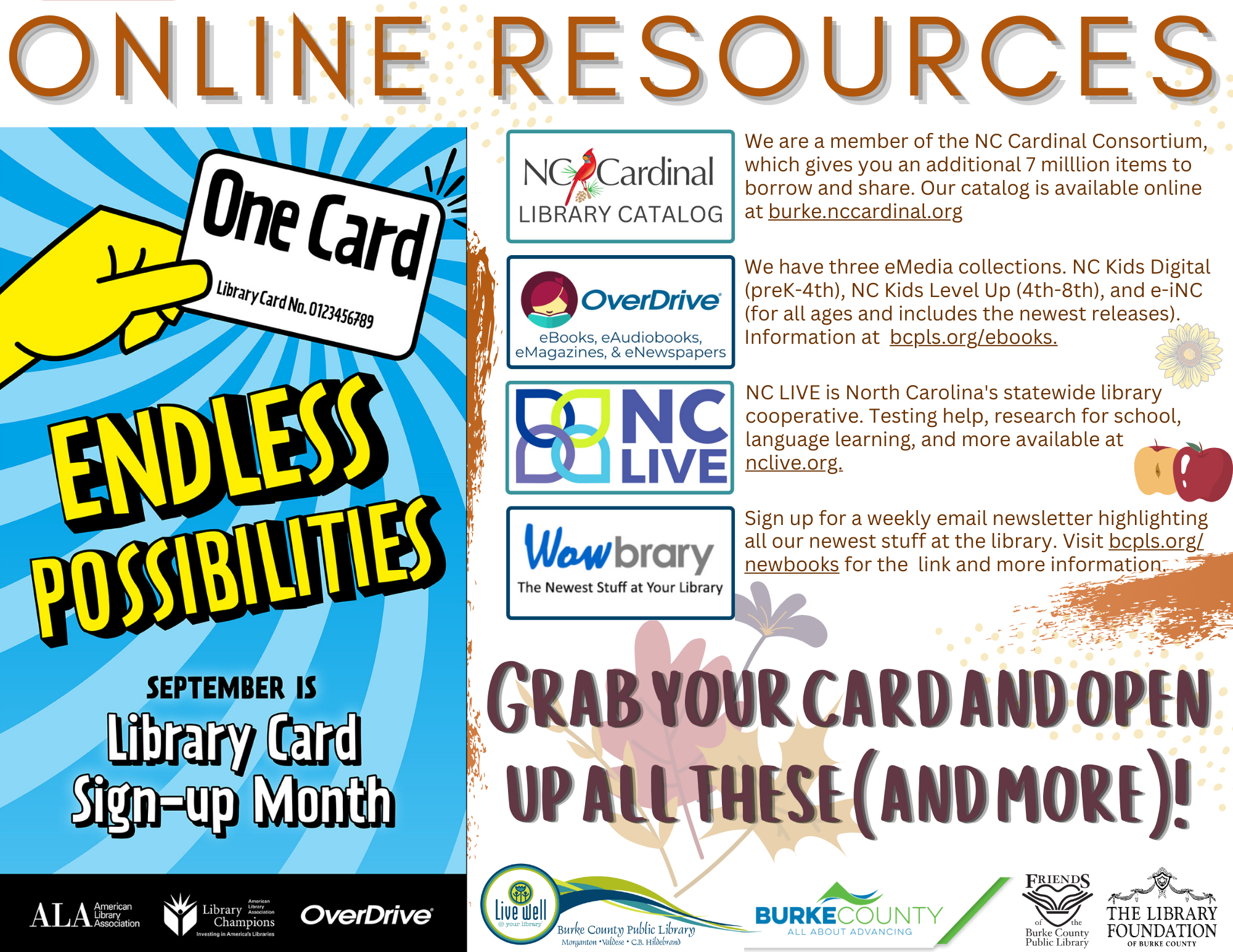 September 2025 Online Resources