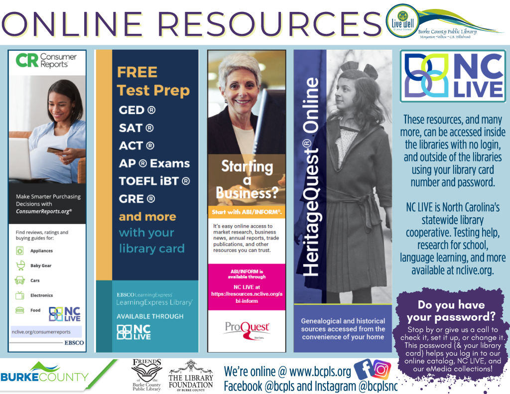 May 2026 Online Resources of the month - clicking image will open a pdf version of this calendar